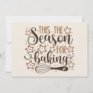 Carte Fun 'Tis Season for Baking Design