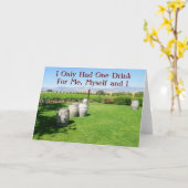 Carte Fun Vineyard Greeting Card! (Fleur jaune)
