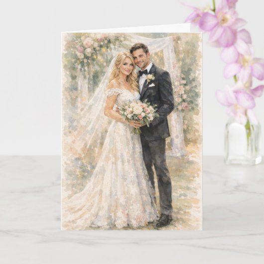 Carte Fun Wedding Prayer Inspired by Ezekiel 25:17 (Orchidée)