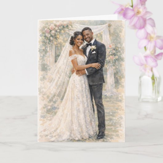 Carte Fun Wedding Prayer Inspired by Ezekiel 25:17 (Orchidée)