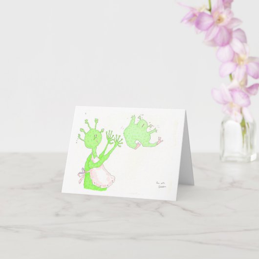 Carte Fun With Grandma ! (Orchidée)