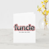 Carte Funcle Définition Drôle Joke Don Pour Oncle (Fleur jaune)