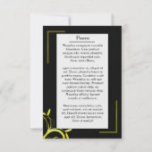 Carte funèbre de prière (Dos)