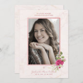 Carte Funérailles commémoratives aimées une couronne en (Devant / Derrière)