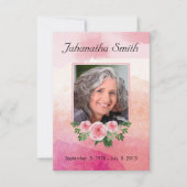 Carte funéraire commémorative (Devant)