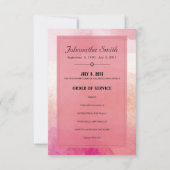 Carte funéraire commémorative (Dos)