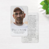 Carte funéraire commémorative pour toujours dans n (Bureau)