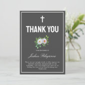Carte funéraire Merci Sympathy (Debout devant)