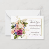 Carte funéraire Sympathy Photo Flower (Devant)