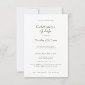 Carte Funeral for Loved One Woman on Pink Garland (Dos)