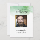 Carte Funeral Prayer Card Template (Devant)