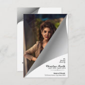 Carte Funeral Prayer Card Template (Devant / Derrière)