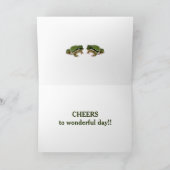 Carte Funky Anniversaire Grenouille Princesse Eau Rose L (Intérieur)