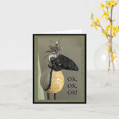 Carte Funky Birthday Facts and Advice (Fleur jaune)