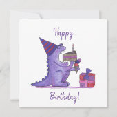 Carte Funky Birthday Monster (Devant)
