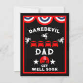 Carte Funky Broken Leg Se Bien (Devant)