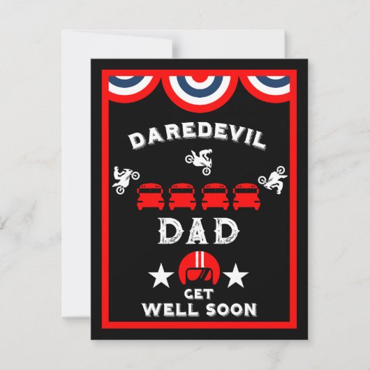 Carte Funky Broken Leg Se Bien (Devant)