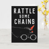 Carte Funky Cyclist Biker Halloween (Fleur jaune)