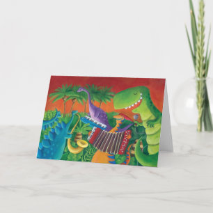 Carte Funky Dinosaur