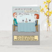 Carte Funky Fish Puns Anniversaire (Fleur jaune)