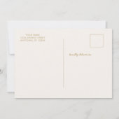 Carte Funky Green Pink Funny Sympa Photo Noël (Dos)