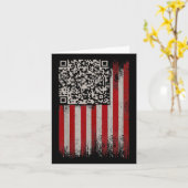 Carte Funky Qr Trump Dancing Code (Fleur jaune)