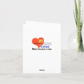 Carte Funky Roma Day Card avec Fortune Teller (Dos)