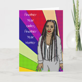 Carte Funky Sarcastic Pop Art Anniversaire