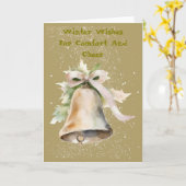 Carte Funky Snow Bell Celebration Card (Fleur jaune)