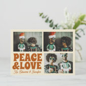 Carte Funky Super Joyeux Noël Photo (Debout devant)