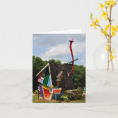 Carte Funky Town (Fleur jaune)