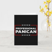 Carte Funky Trump Tariffs Professionnel Panican (Fleur jaune)