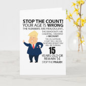 Carte Funny 15e année Anniversaire présent Bonne année d (Fleur jaune)