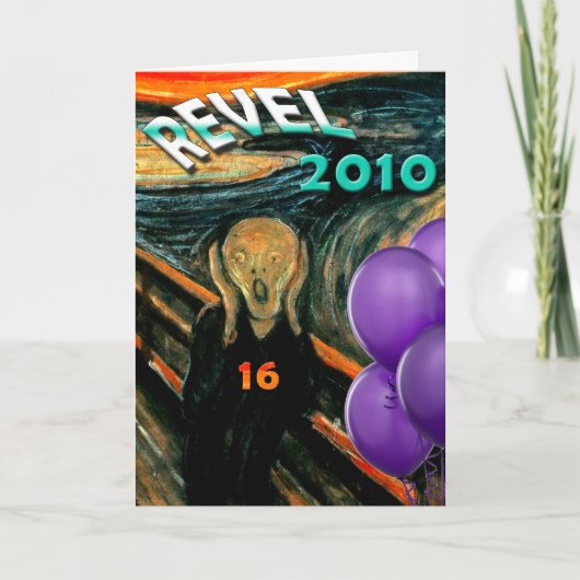 Carte Funny 16e anniversaire (Devant)