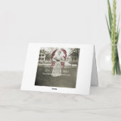 CARTE FUNNY 1890 LOBSTER FEMME DIX ARMES MOTIVATION (Dos)