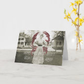 CARTE FUNNY 1890 LOBSTER FEMME DIX ARMES MOTIVATION (Fleur jaune)