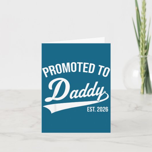 Carte Funny 1st Time Dad Est 2026 New Dad New First Fath (Devant)