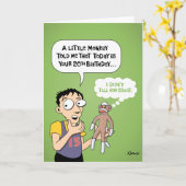 Carte Funny 20e anniversaire (Fleur jaune)