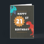 Carte Funny 21st Birthday Card - Immature<br><div class="desc">Connaissez-vous un jeune qui a 21 ans, mais dont la maturité mentale semble souvent plus jeune que son âge ? Cette carte de 21e anniversaire est conçue pour rire, avec l'extérieur conçu pour ressembler à une carte d'anniversaire donnée à un jeune enfant. L'intérieur de la carte dit : "Je sais...</div>