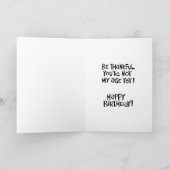 Carte Funny 25e anniversaire (Intérieur)