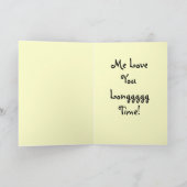 Carte Funny 25th Anniversary Card - Personnalisable (Intérieur)