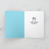 Carte Funny 26.2 Finisseur de coureur de marathon (Intérieur)