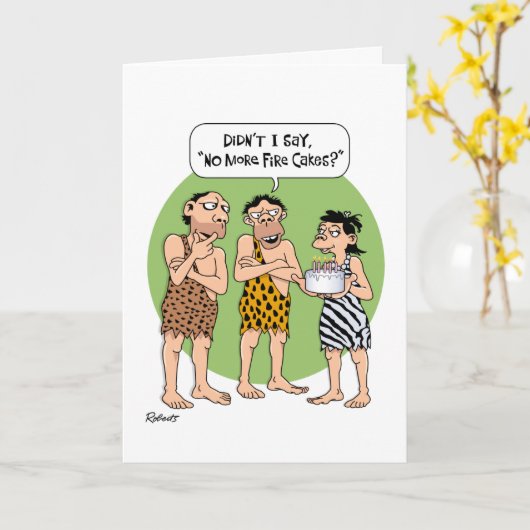 Carte Funny 26e anniversaire (Fleur jaune)