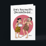 Carte Funny 27th Birthday Card<br><div class="desc">Funny 27th Birthday Greeting Card pour un homme de 27 ans</div>