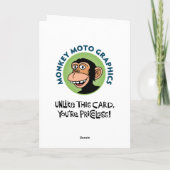 Carte Funny 28e anniversaire (Dos)