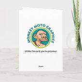 Carte Funny 29e anniversaire (Dos)