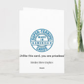 Carte Funny 32e anniversaire (Dos)