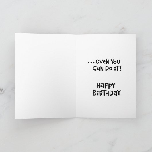 Carte Funny 34th Birthday Card (Intérieur)