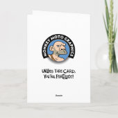 Carte Funny 35e anniversaire (Dos)