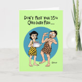 Carte Funny 35e anniversaire (Devant)